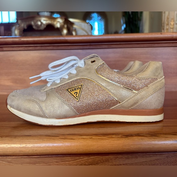 Guess Shoes - GUESS - Metallic Gold Sneakers - New Without Tag - Size 10